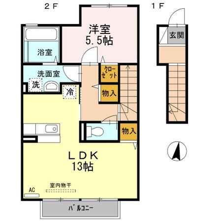 SALZの物件間取画像